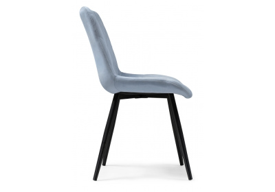 Стул Fox black / light blue фото Стул Fox black / light blue. Фото №3