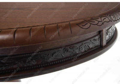 Журнальный стол Бернард орех с коричневой патиной фото Журнальный стол Бернард орех с коричневой патиной. Фото №2