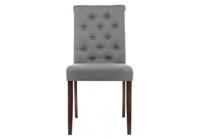 Стул деревянный Amelia dark walnut / fabric grey. Фото №5