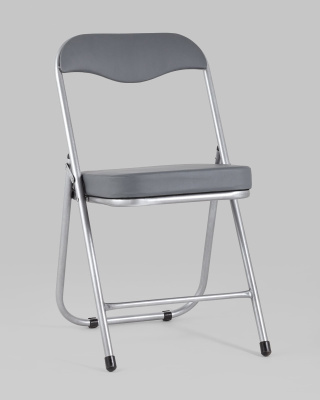 Стул складной ДЖОН металлик, серый фото Стул складной ДЖОН металлик, серый. Фото №3