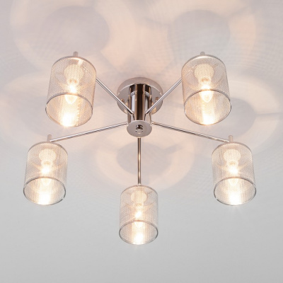 Потолочная люстра Eurosvet Tela 70109/5 хром фото Потолочная люстра Eurosvet Tela 70109/5 хром. Фото №2