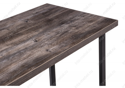 Стол Лофт дуб рошелье / черный матовый. Фото