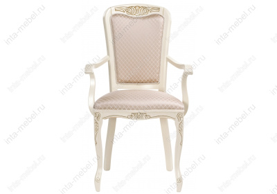 Стул деревянный Клето патина золото / ромб. Фото №3