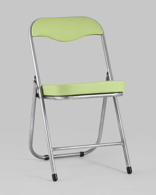 Стул складной ДЖОН металлик, салатовый. Фото №3