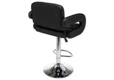 Барный стул Shiny черный. Фото №4