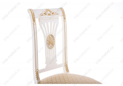 Стул деревянный Roy W/З молочный с патиной фото Стул деревянный Roy W/З молочный с патиной. Фото №5