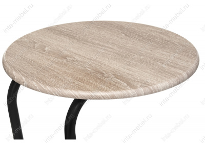 Журнальный стол Андромеда черный матовый / филадельфия грей. Фото