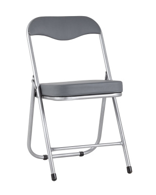 Стул складной ДЖОН металлик, серый фото Стул складной ДЖОН металлик, серый. Фото №2