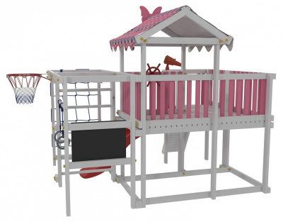 Комплекс игровой ДК3Р, розовый, серый фото Комплекс игровой ДК3Р, розовый, серый. Фото №4