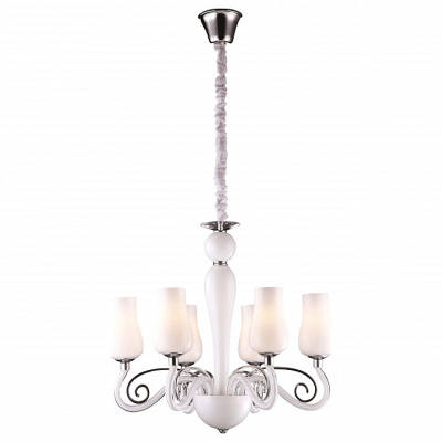 Подвесная люстра Arte Lamp Biancaneve A8110LM-6WH фото Подвесная люстра Arte Lamp Biancaneve A8110LM-6WH. Фото №2