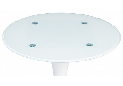 Стол стеклянный Tulip mini white. Фото №2