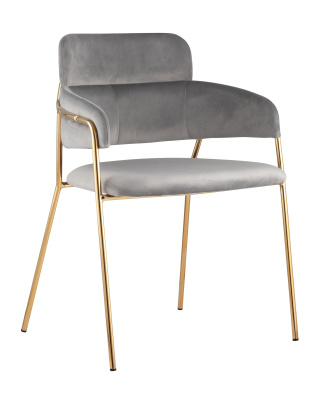 Стул Полин светло-серый фото Стул Полин светло-серый. Фото №2