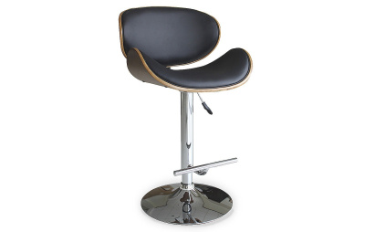 Стул барный JY1076 черный/хром фото Стул барный JY1076 черный/хром. Фото №4