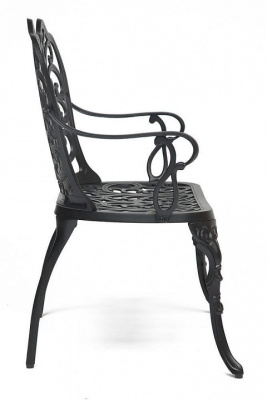 Скамья Secret De Maison Symphonie  сплав металла/алюминий, 95х56х92см, черный. Фото №2