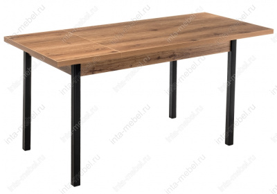 Стол деревянный Оригон дуб горный / черный матовый. Фото