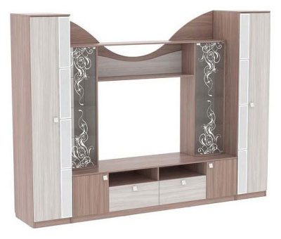 Гармония Шкаф 1-створчатый ясень шимо темный/ясень шимоСветлый фото Гармония Шкаф 1-створчатый ясень шимо темный/ясень шимоСветлый. Фото