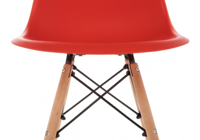Стул деревянный Eames PC-015 красный. Фото