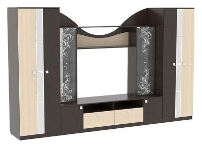 Гармония Мини- Стенка венге/дуб млечный. Фото №2