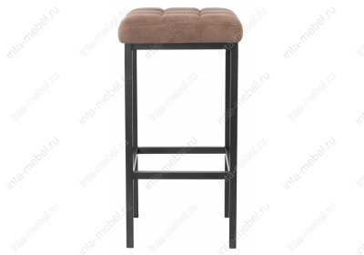 Барный стул Лофт ткань катания корица / черный матовый. Фото №3