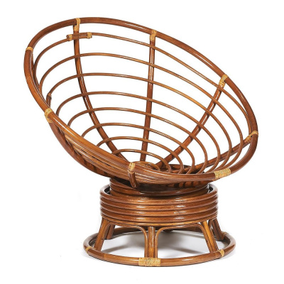 Кресло-качалка плетёное Papasan 23/01B + Подушка Pecan. Фото №4