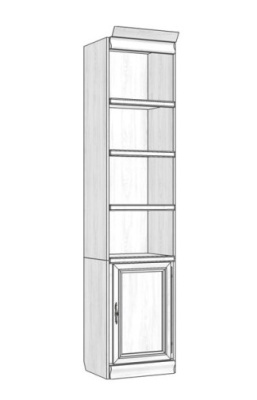 Шкаф модульный Оскар ММ-218-131/132(левый, правый). Фото №2