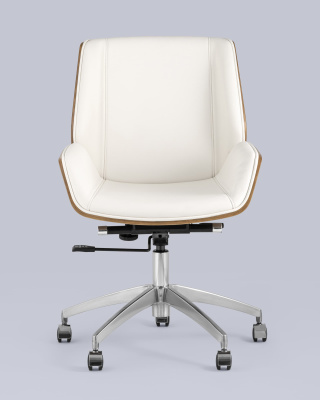 Кресло офисное TopChairs Crown бежевое. Фото №5